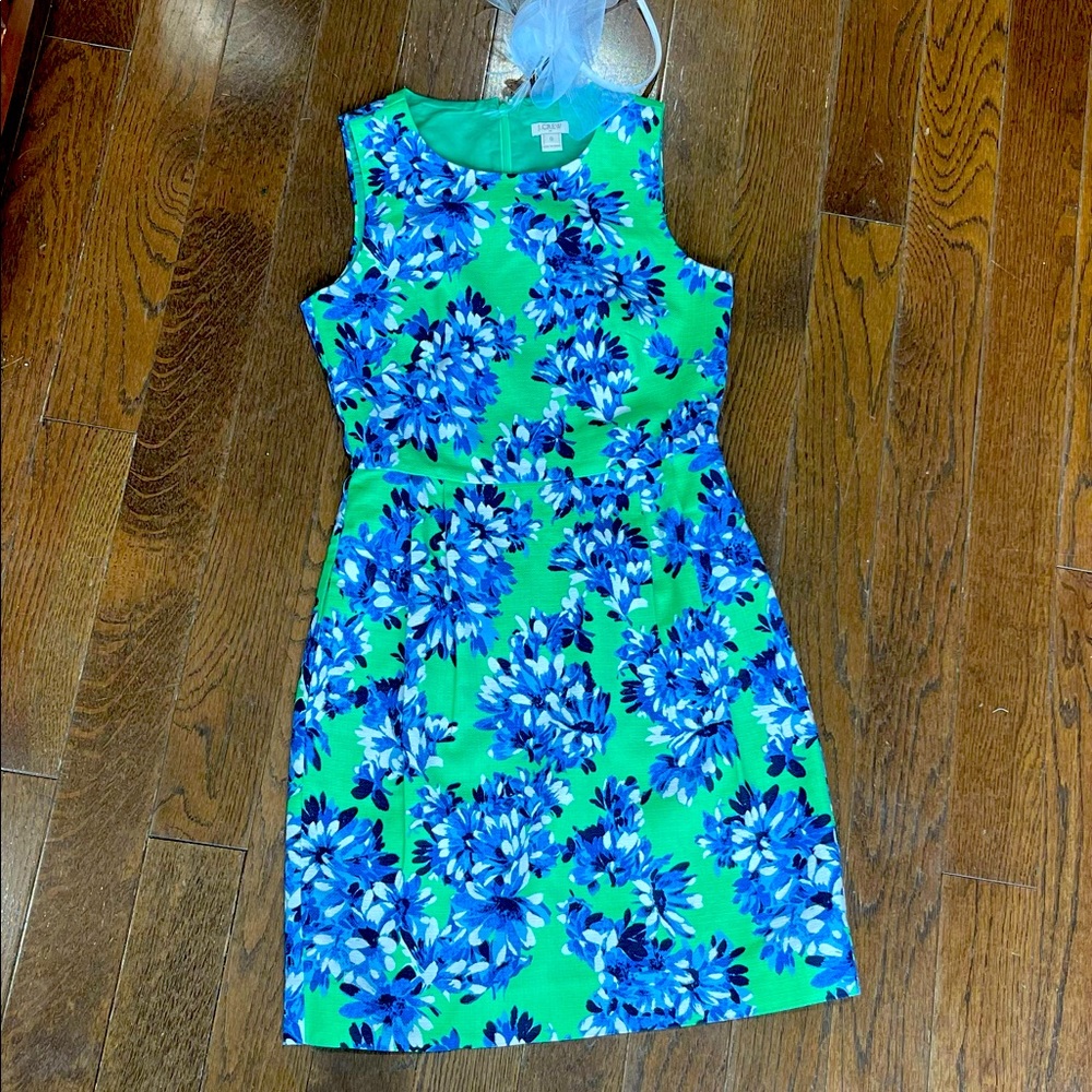 SALE!!!  NWOT J Crew linen dress, sz 0, With pockets and fully lined!